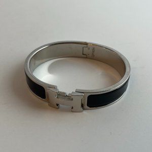 Hermes Black H Bracelet
